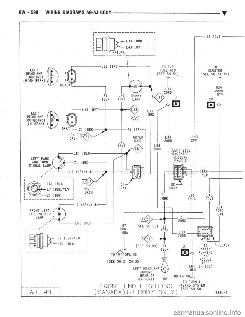 CHEVROLET DYNASTY 1993 Service Manual CHEVROLET DYNASTY 1993 Service Manual