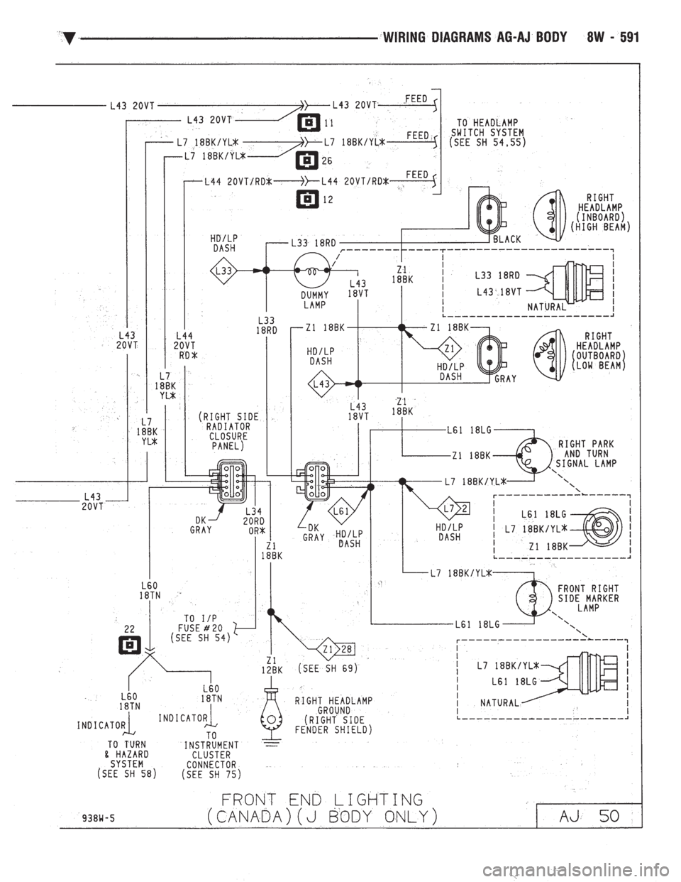 CHEVROLET DYNASTY 1993  Service Manual 