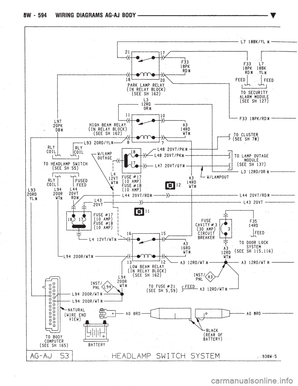 CHEVROLET DYNASTY 1993  Service Manual 