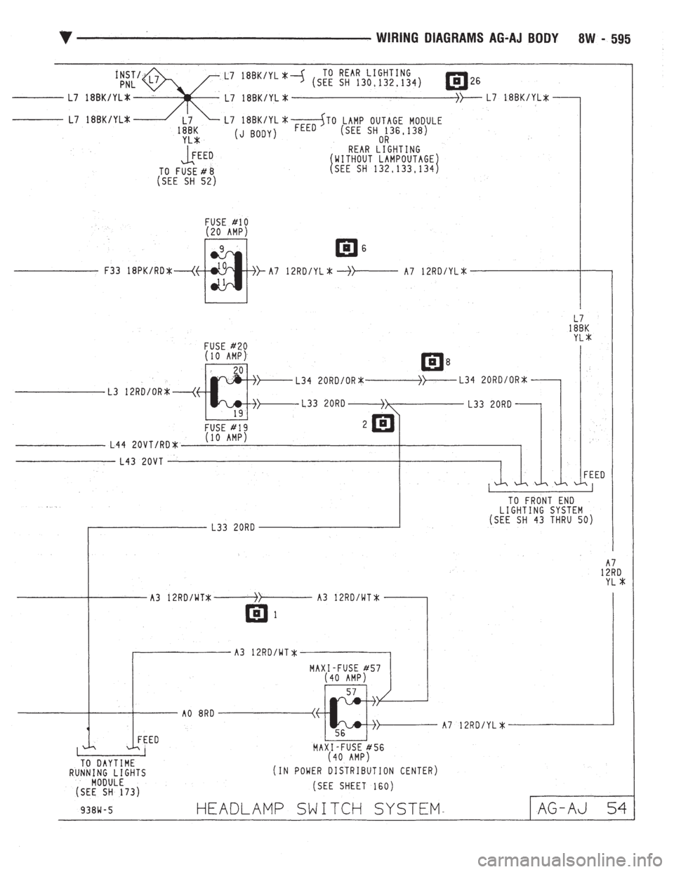 CHEVROLET DYNASTY 1993  Service Manual 