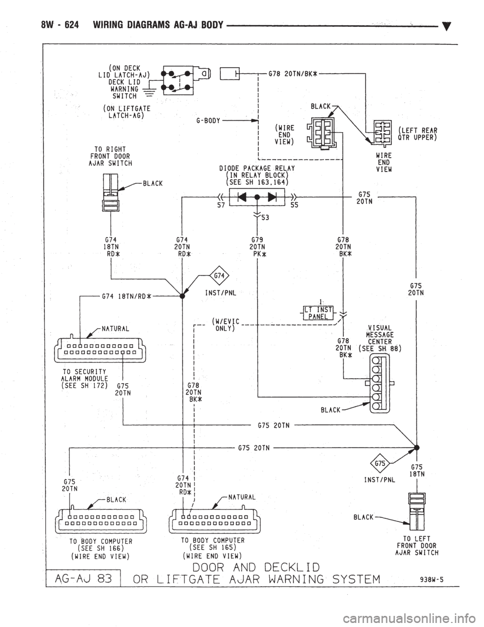 CHEVROLET DYNASTY 1993  Service Manual 