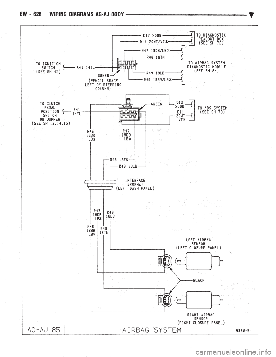 CHEVROLET DYNASTY 1993  Service Manual 
