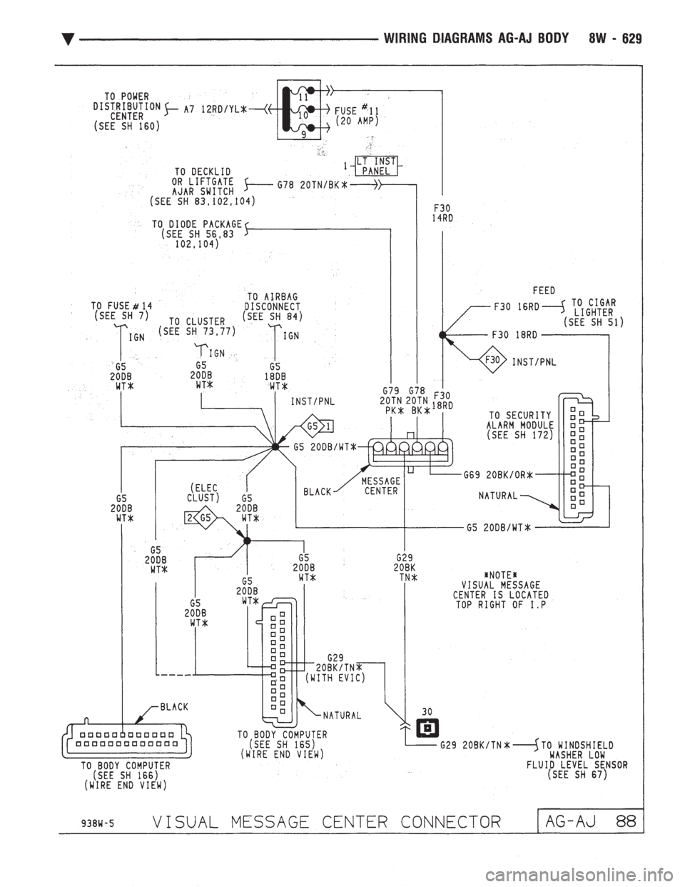 CHEVROLET DYNASTY 1993  Service Manual 