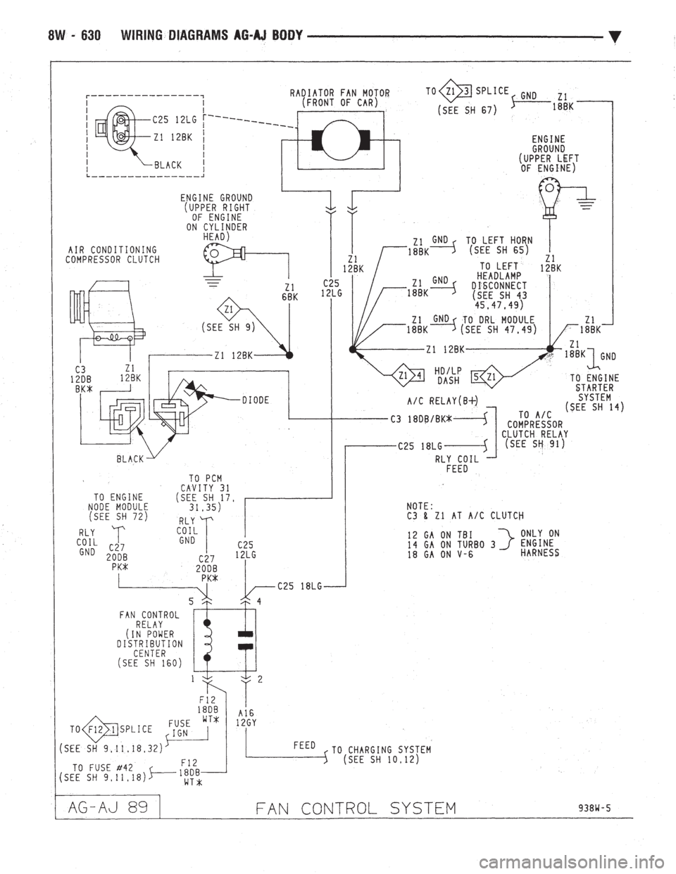 CHEVROLET DYNASTY 1993  Service Manual 