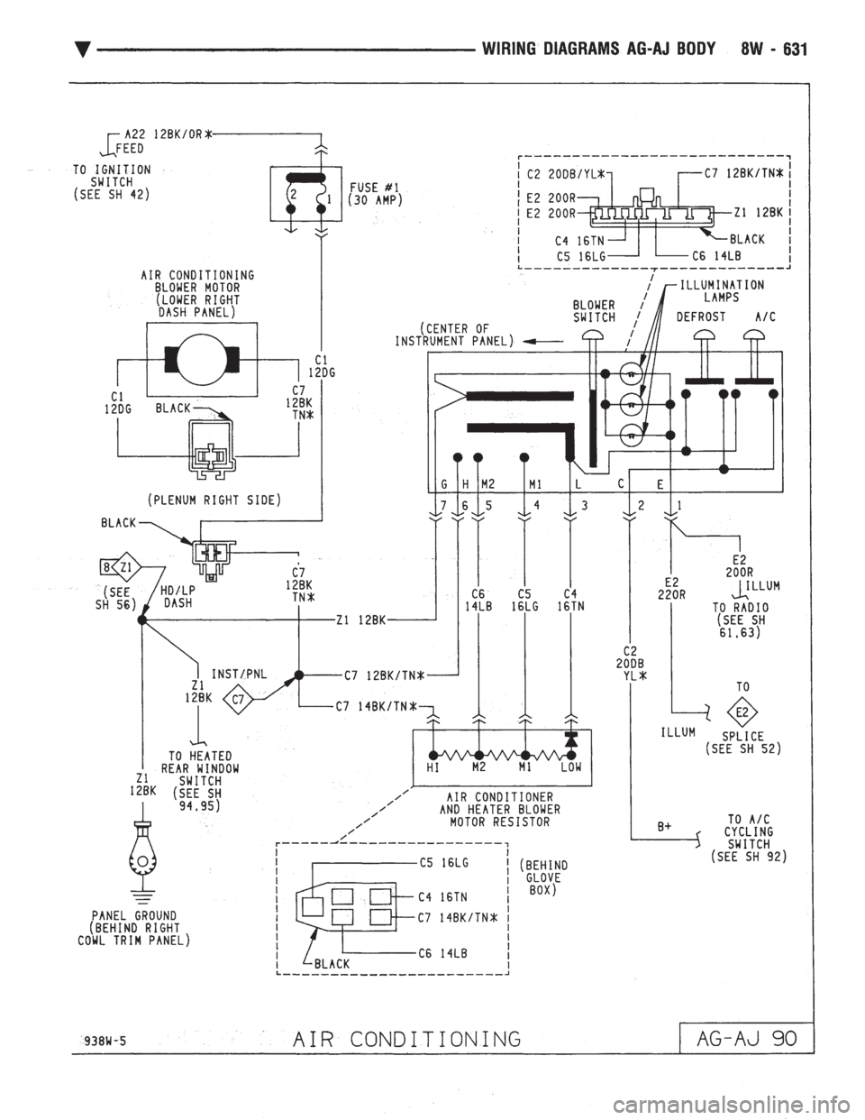 CHEVROLET DYNASTY 1993  Service Manual 