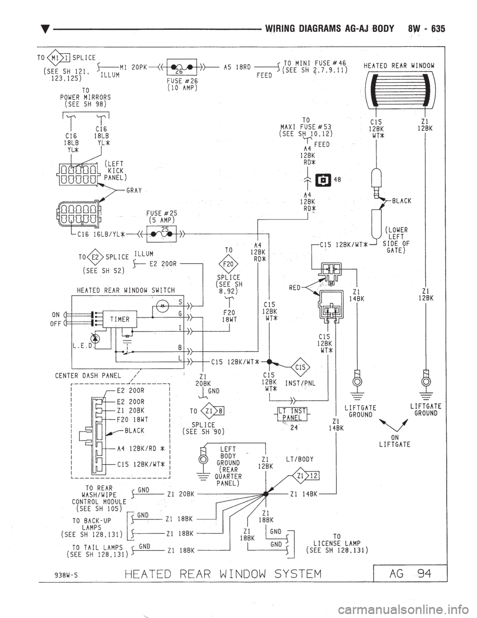 CHEVROLET DYNASTY 1993  Service Manual 