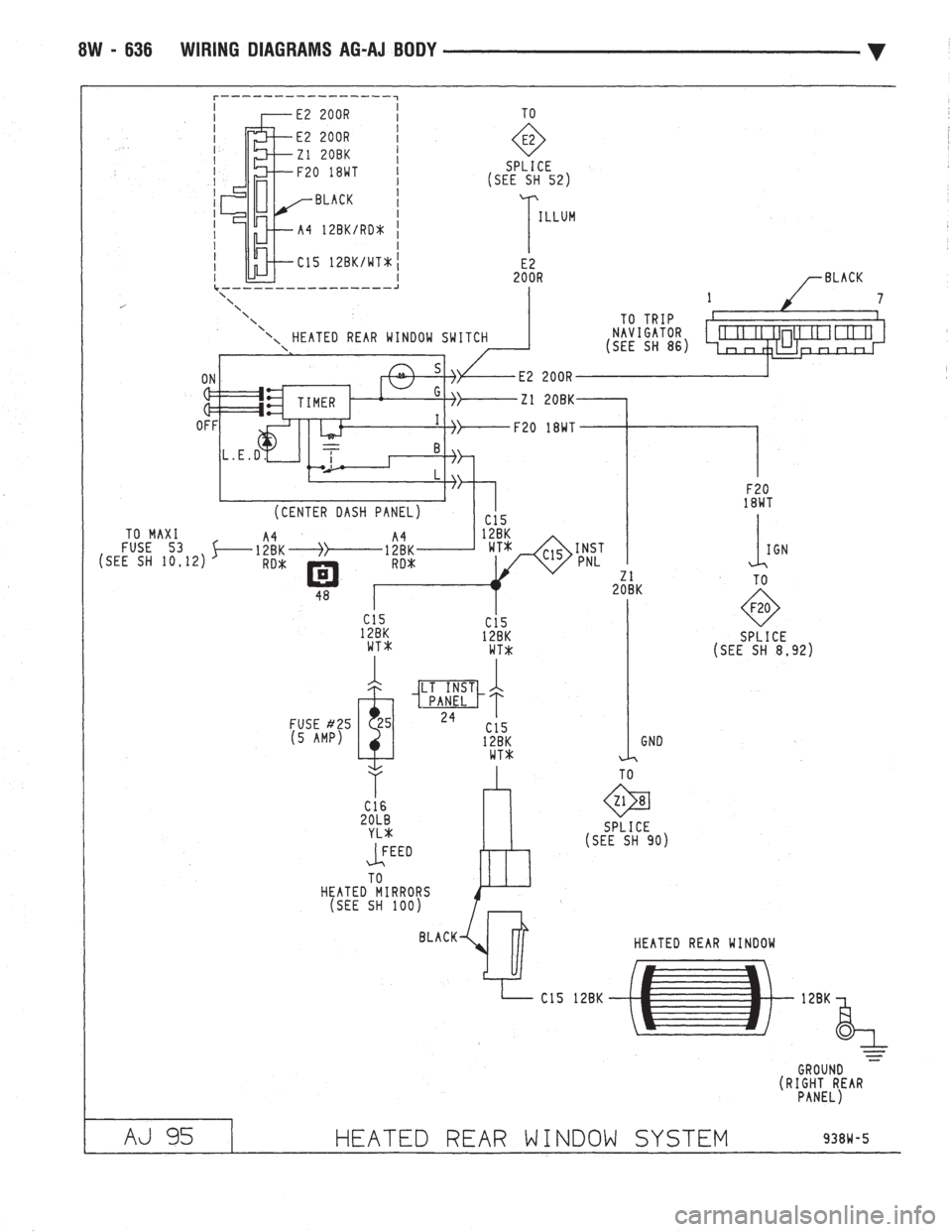 CHEVROLET DYNASTY 1993  Service Manual 