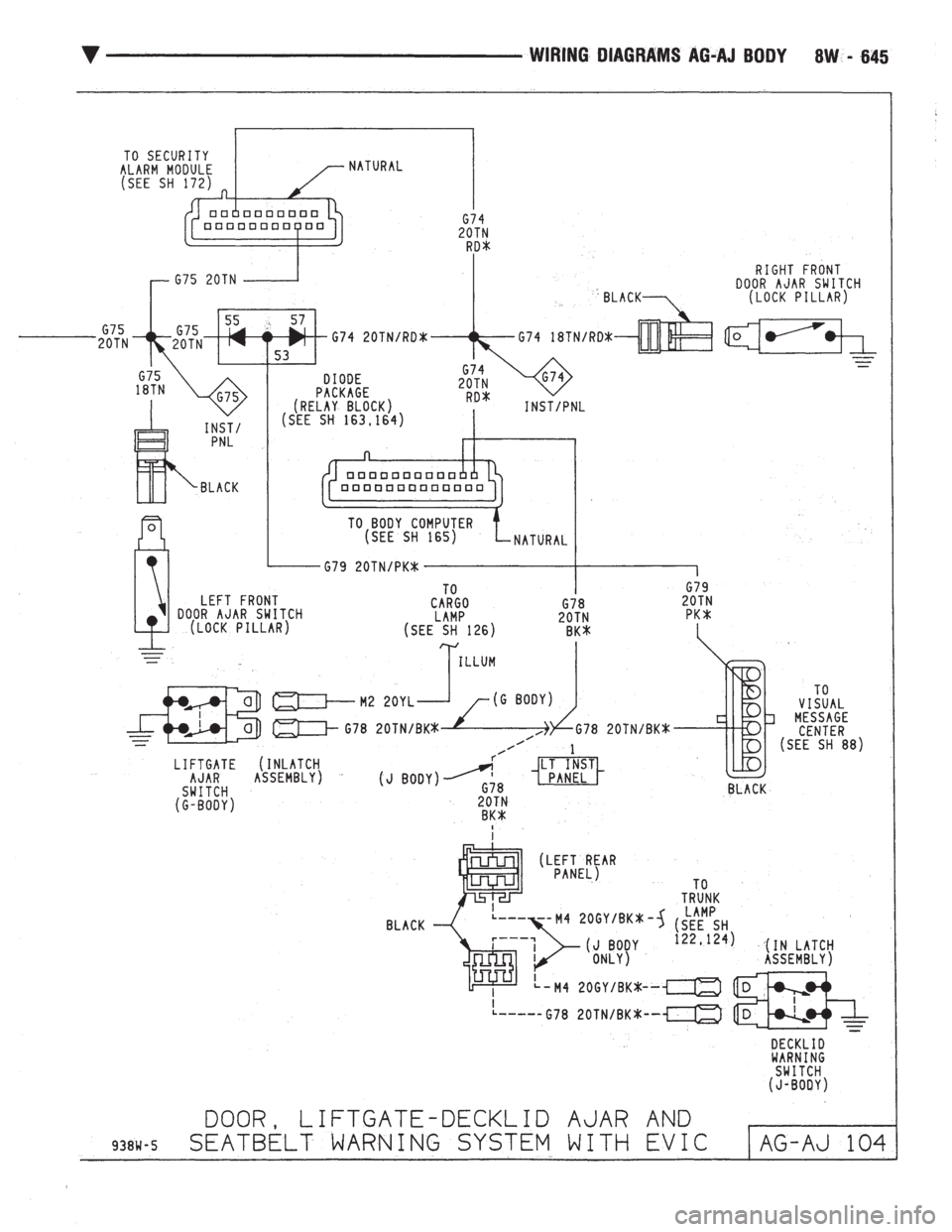 CHEVROLET DYNASTY 1993  Service Manual 