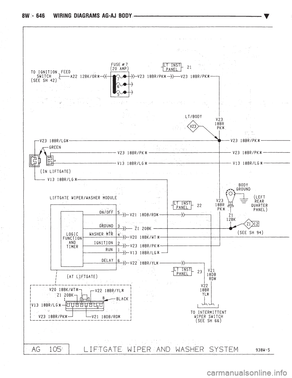 CHEVROLET DYNASTY 1993  Service Manual 