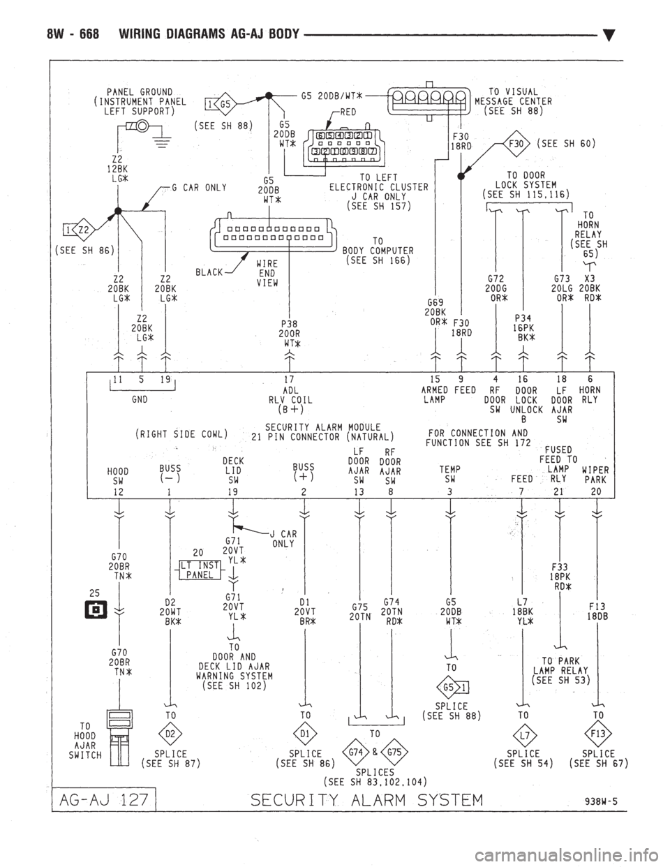 CHEVROLET DYNASTY 1993 Service Manual CHEVROLET DYNASTY 1993 Service Manual