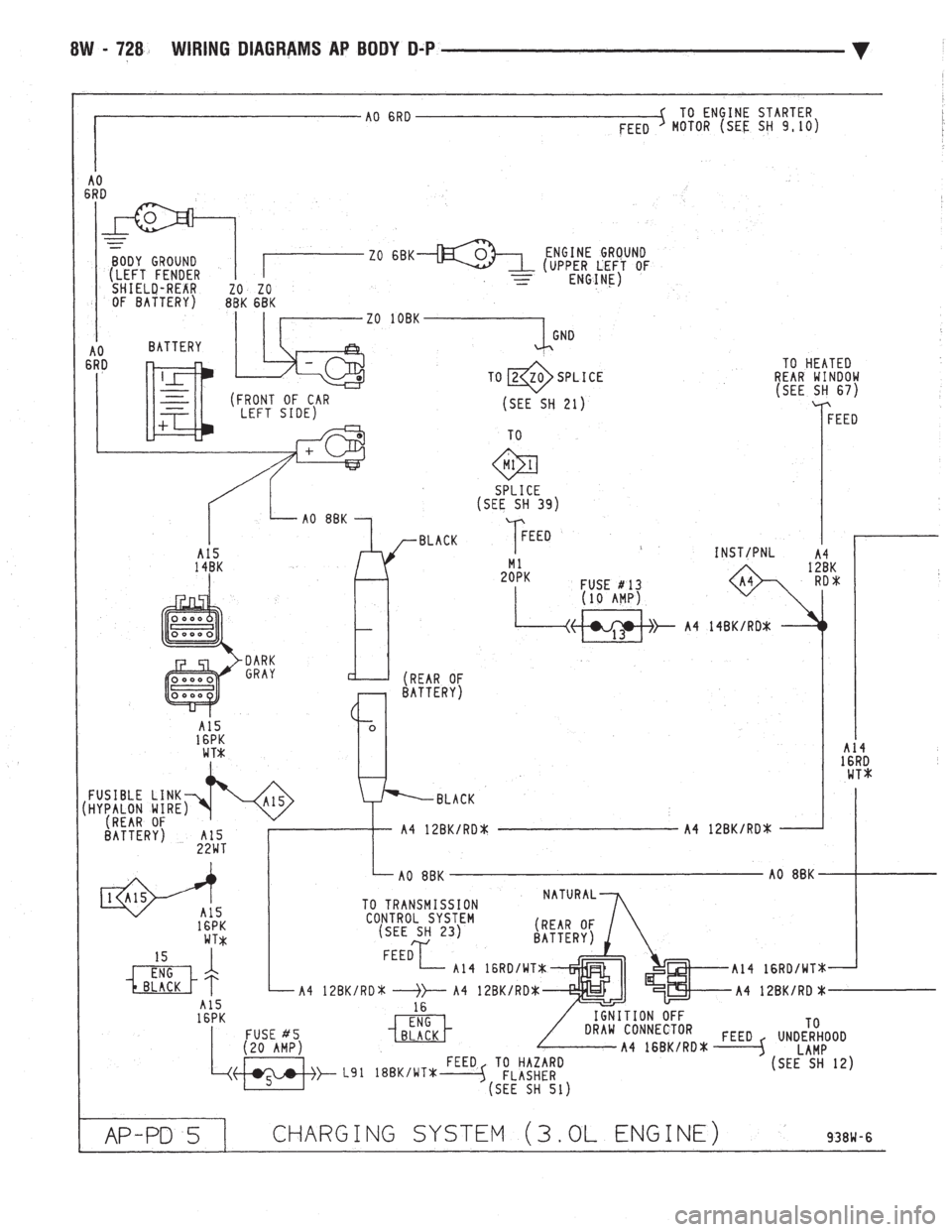 CHEVROLET DYNASTY 1993  Service Manual 
