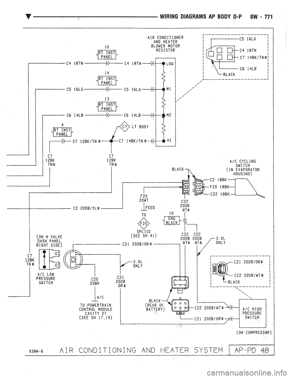 CHEVROLET DYNASTY 1993  Service Manual 