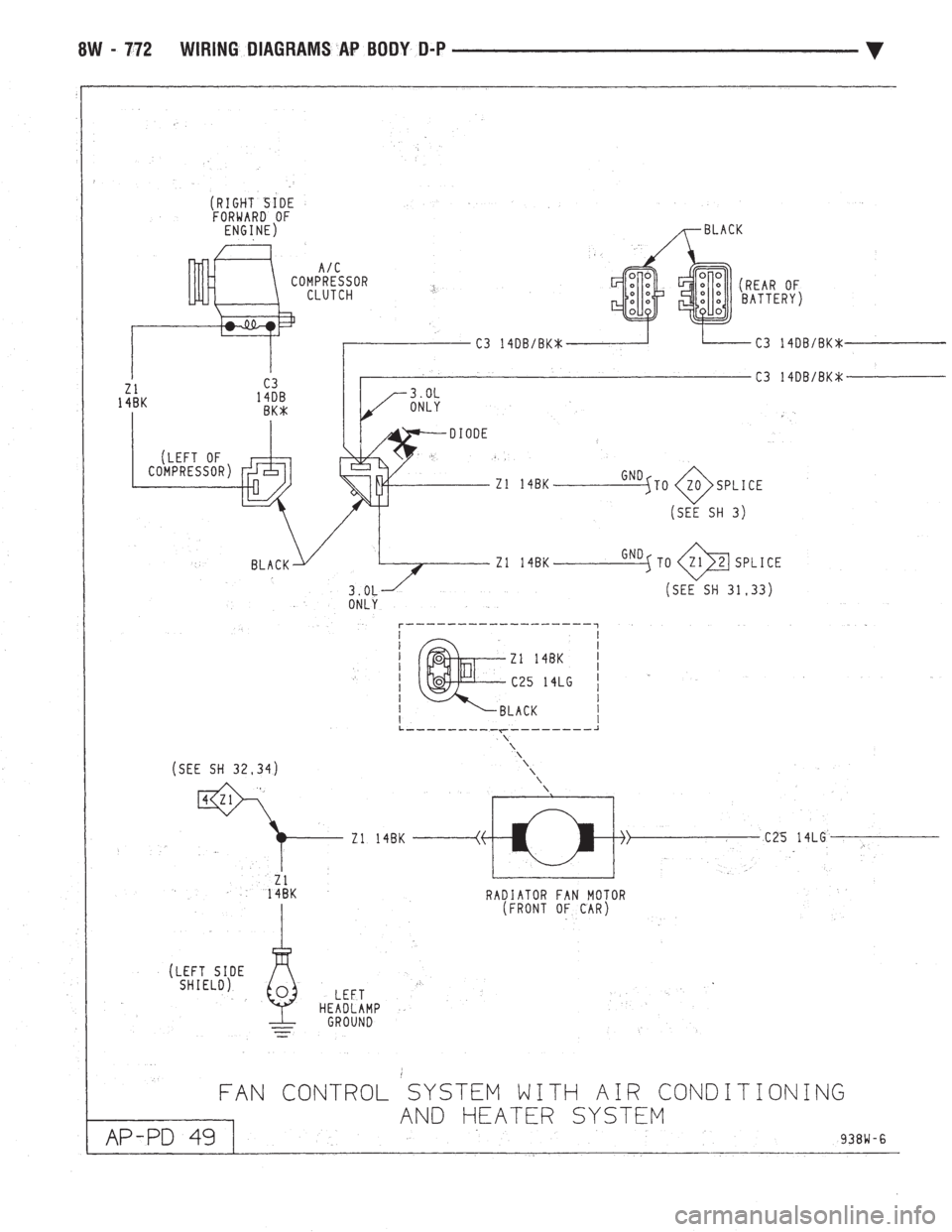 CHEVROLET DYNASTY 1993  Service Manual 