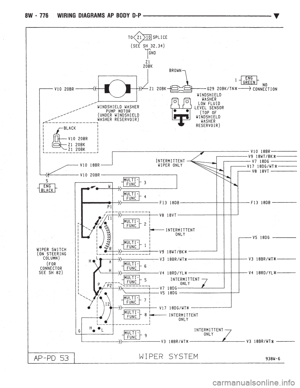 CHEVROLET DYNASTY 1993  Service Manual 