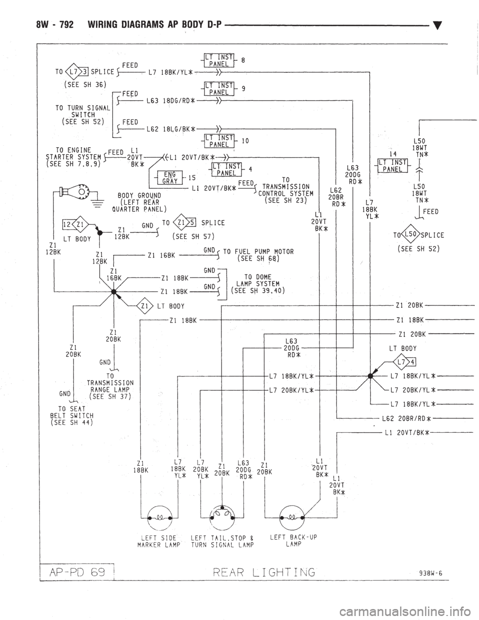 CHEVROLET DYNASTY 1993  Service Manual 