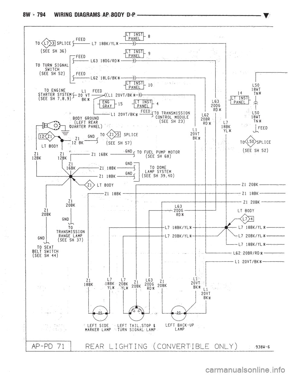 CHEVROLET DYNASTY 1993  Service Manual 