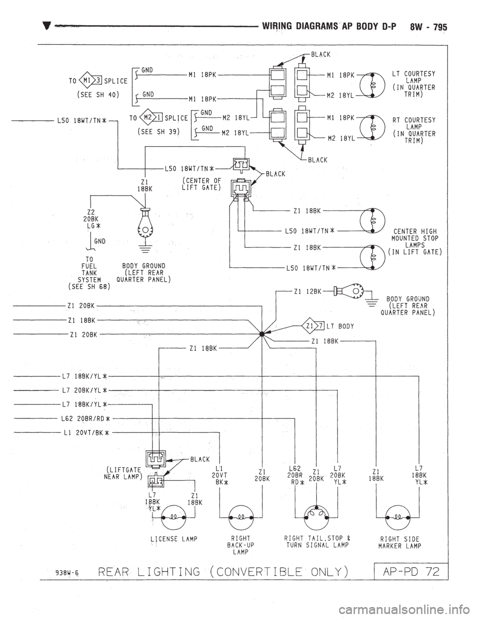 CHEVROLET DYNASTY 1993  Service Manual 