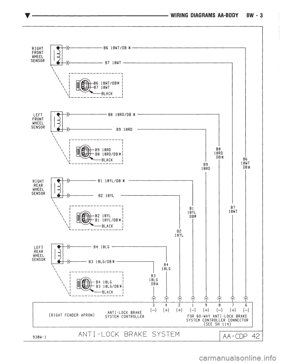 CHEVROLET DYNASTY 1993  Service Manual 