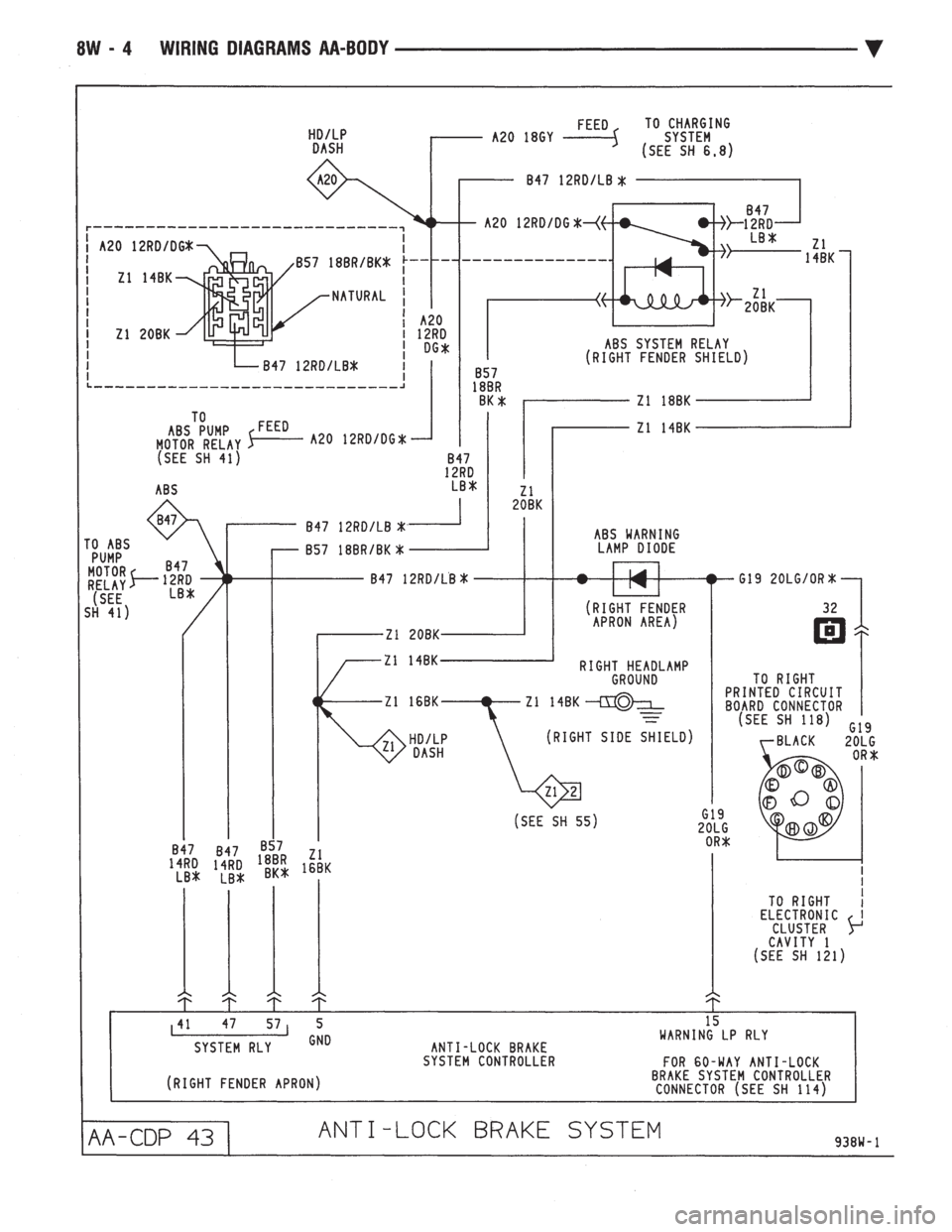 CHEVROLET DYNASTY 1993  Service Manual 