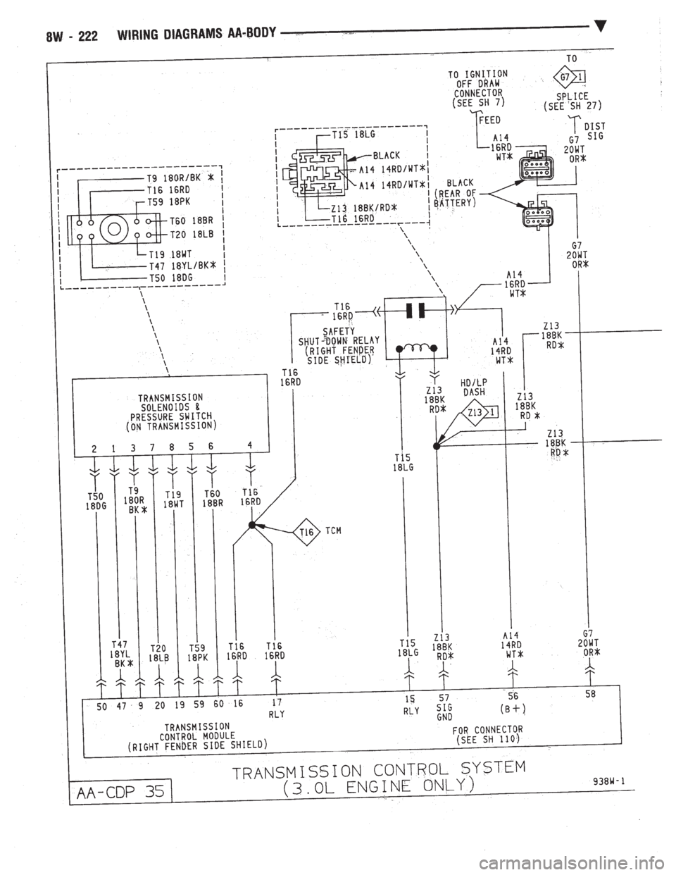 CHEVROLET DYNASTY 1993 Service Manual CHEVROLET DYNASTY 1993 Service Manual