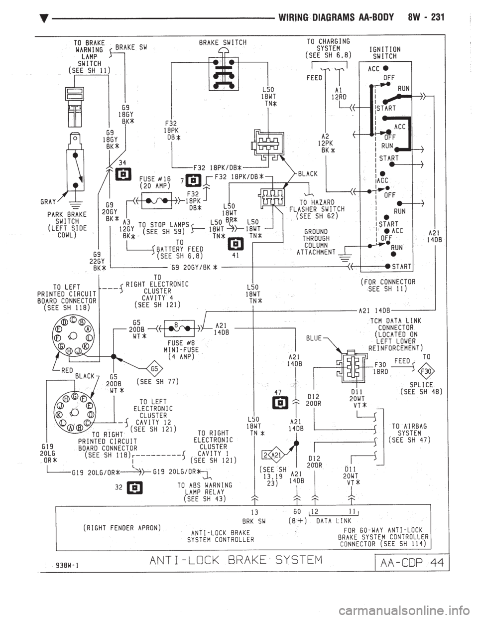 CHEVROLET DYNASTY 1993 Service Manual CHEVROLET DYNASTY 1993 Service Manual
