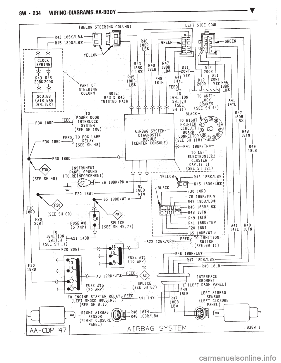 CHEVROLET DYNASTY 1993 Service Manual CHEVROLET DYNASTY 1993 Service Manual