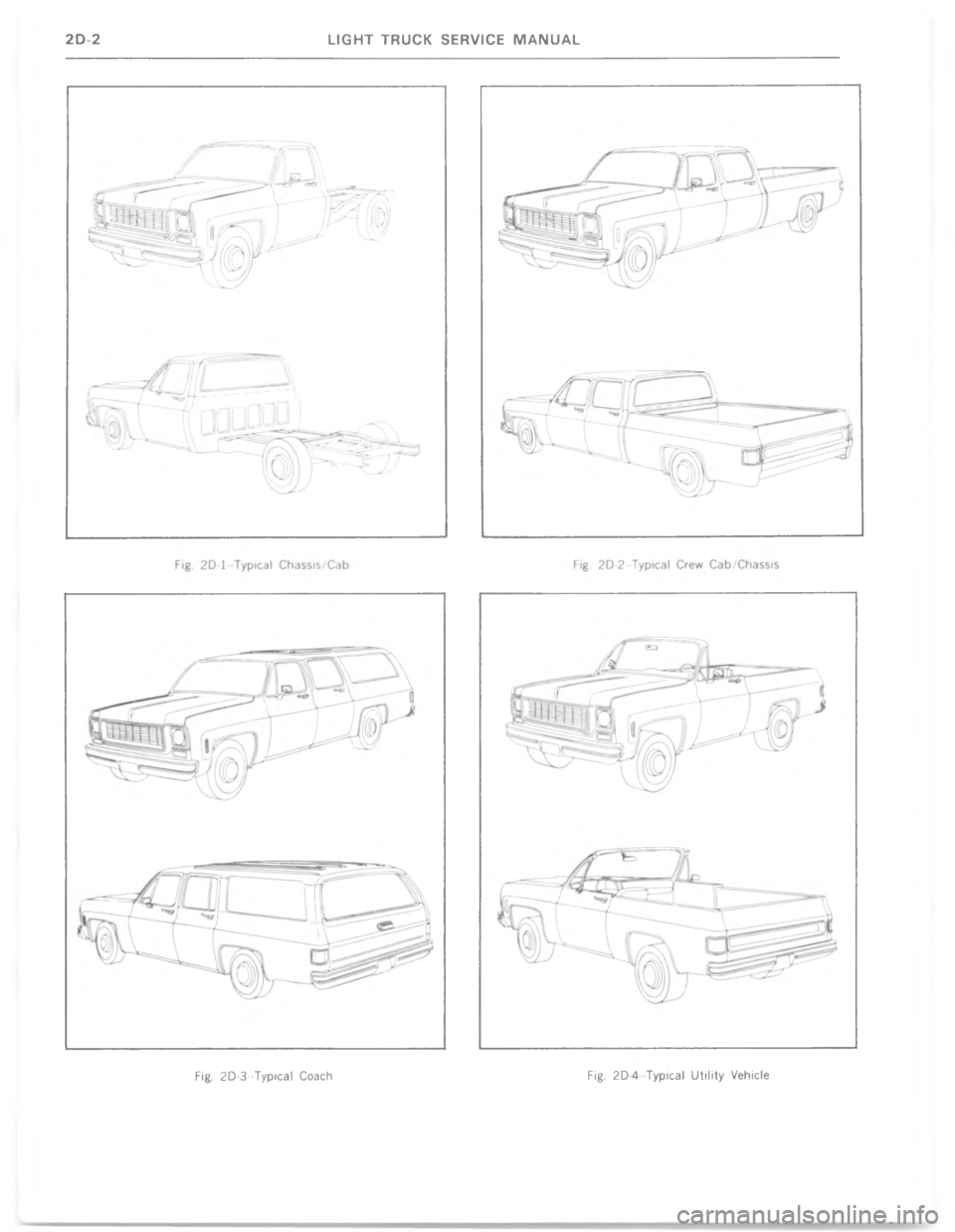 CHEVROLET LIGHT DUTY TRUCK 1977  Service Manual 