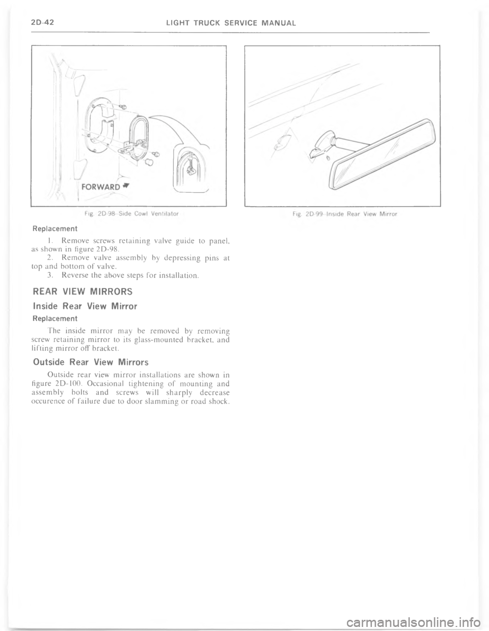CHEVROLET LIGHT DUTY TRUCK 1977  Service Manual  $ ? #- D $ / $ . *


.



.%


%

+*%,5$



 