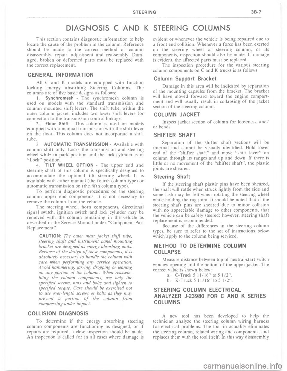 CHEVROLET LIGHT DUTY TRUCK 1977  Service Manual 9&.-(  ! &-9  55,-. !(38=-


%
	







%	



.





\)
C
<	
%







%

	

;





+



















