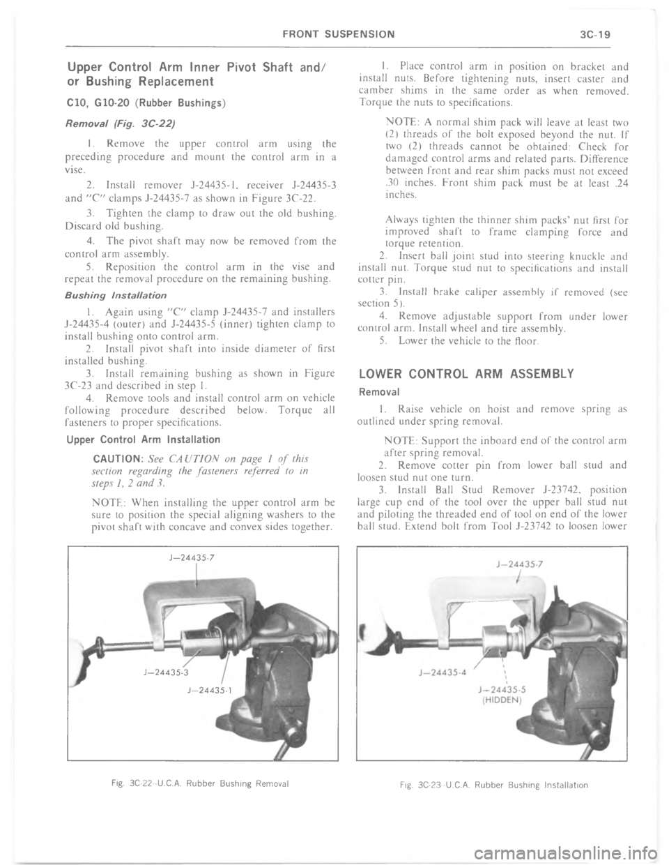 CHEVROLET LIGHT DUTY TRUCK 1977  Service Manual  ? ? $ (   ) . * ( ) #  (/  . . $ (  ! , ) *  & - L * - . 5 >
\)

0

*
/
.


9
<

>

3

F.
%
.
%


<







%
*
%



3

	






