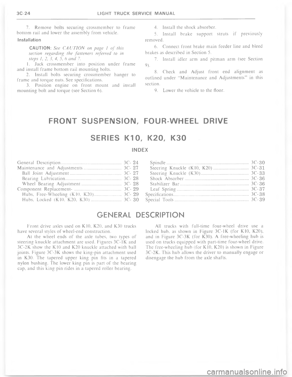 CHEVROLET LIGHT DUTY TRUCK 1977  Service Manual , / % % %%  
  	 )  %%(  /
%
5"8

0$


.


<
>

?

,
H
@

%
H



0

+

+
1
5
