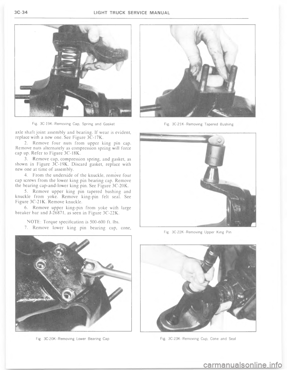 CHEVROLET LIGHT DUTY TRUCK 1977  Service Manual 8 G  :E" 5 ::6             ( 	     8 G  :" # 5 :6         )         1 

*
.



%

<


>

7
?


,
8 