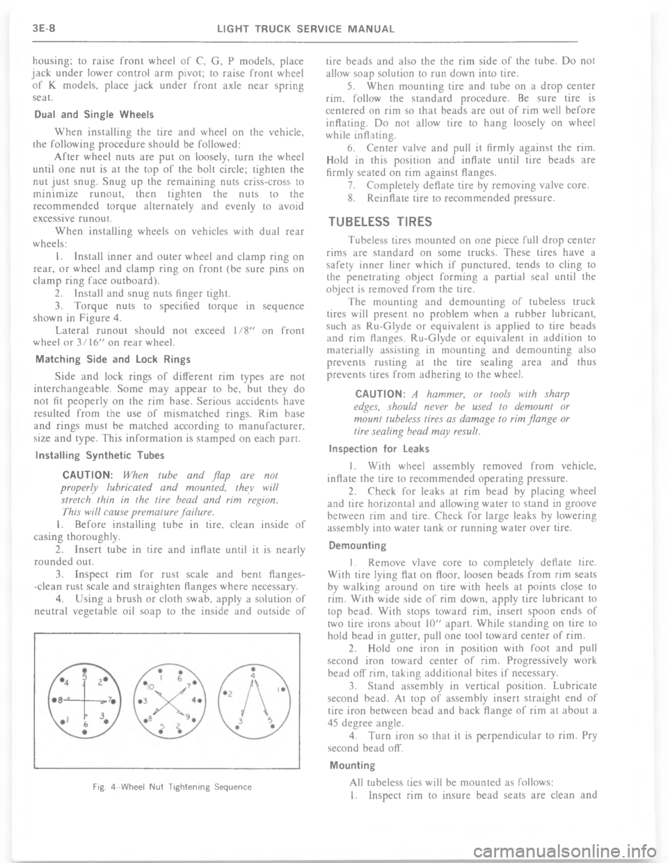 CHEVROLET LIGHT DUTY TRUCK 1977  Service Manual %K  %  )   5- 0-   	%- *
; 	 )    */K  %  )
 6 	%- * ; 	  2  %*
%