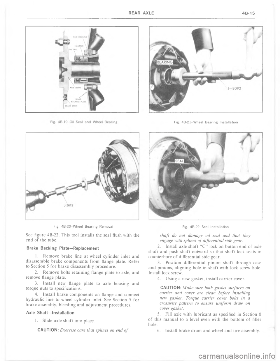 CHEVROLET LIGHT DUTY TRUCK 1977  Service Manual 8 = ( :E9:   (       6 
#

 

	

.



<




C8
8


&
%




<
 




>


? 