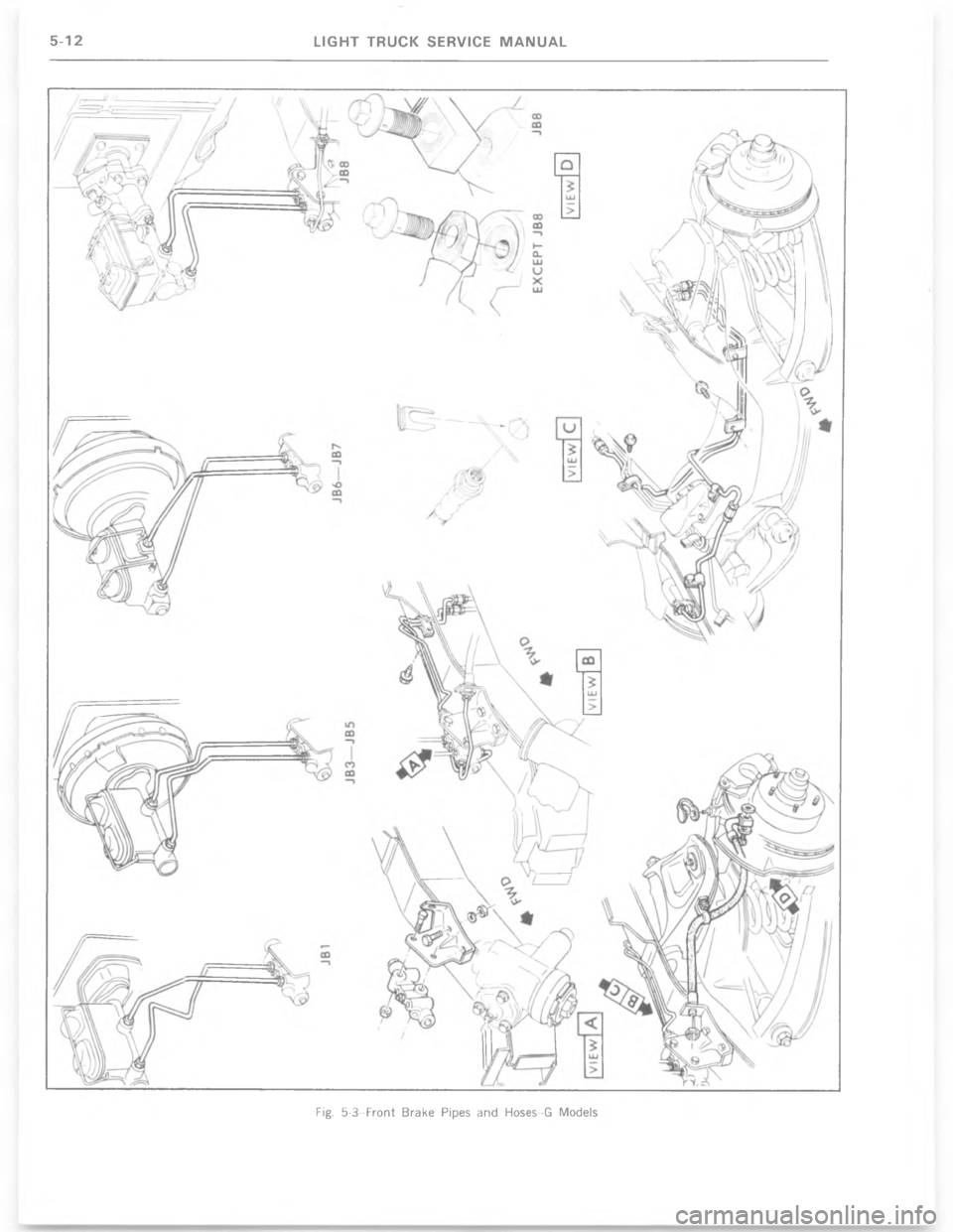 CHEVROLET LIGHT DUTY TRUCK 1977  Service Manual 