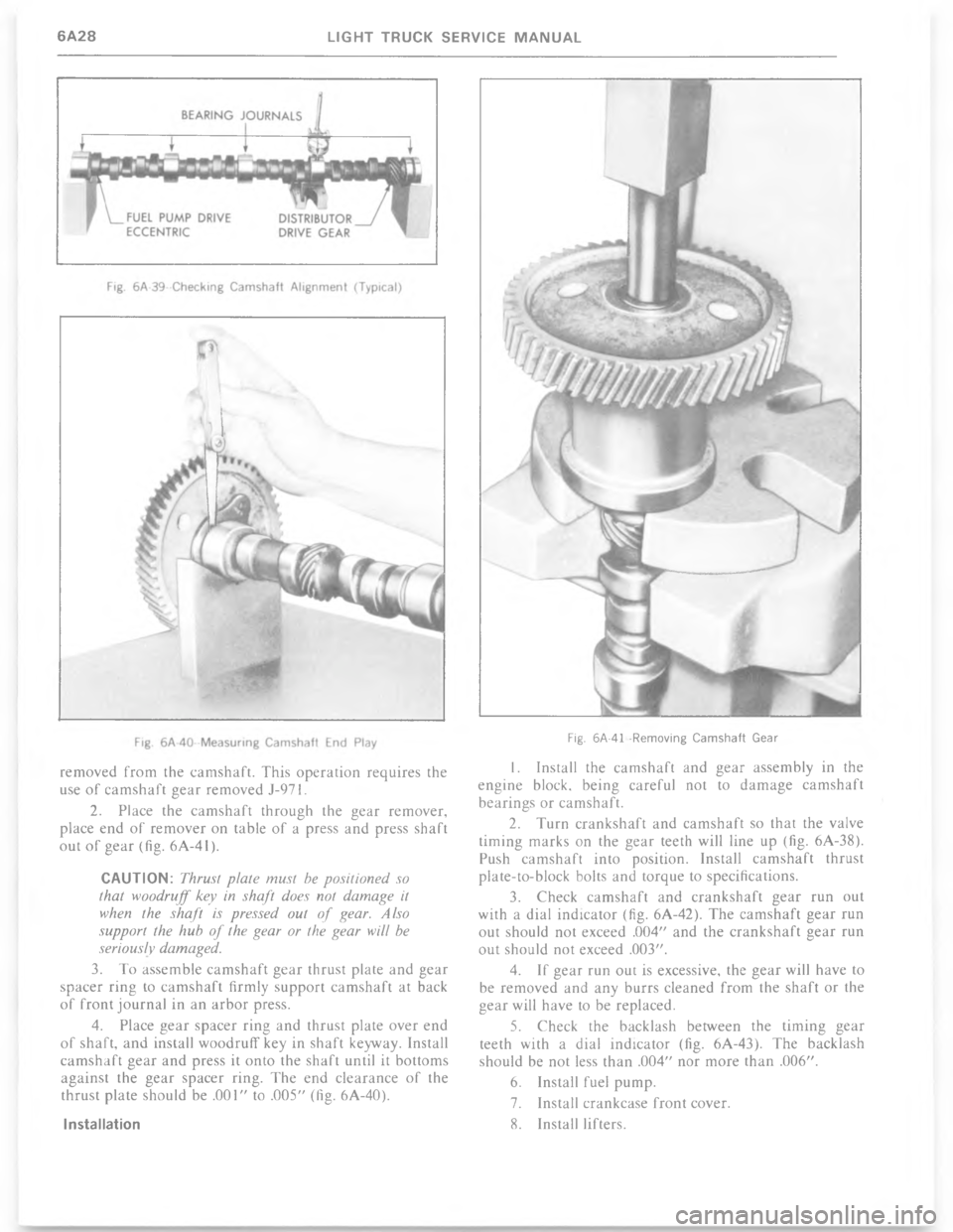 CHEVROLET LIGHT DUTY TRUCK 1977  Service Manual /	    % % * B% 
%    %  /	 FH,
.     %    /-
* 	   /  