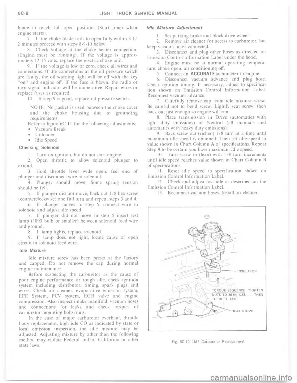 CHEVROLET LIGHT DUTY TRUCK 1977  Service Manual 	    * *% 3#  )
 %%4
,    	 %  * ( ) G
. % *	) %*% @H& )
@ 5