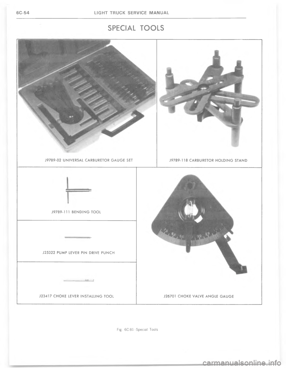 CHEVROLET LIGHT DUTY TRUCK 1977  Service Manual 5!&3 ((3
A
A
A
A
A 