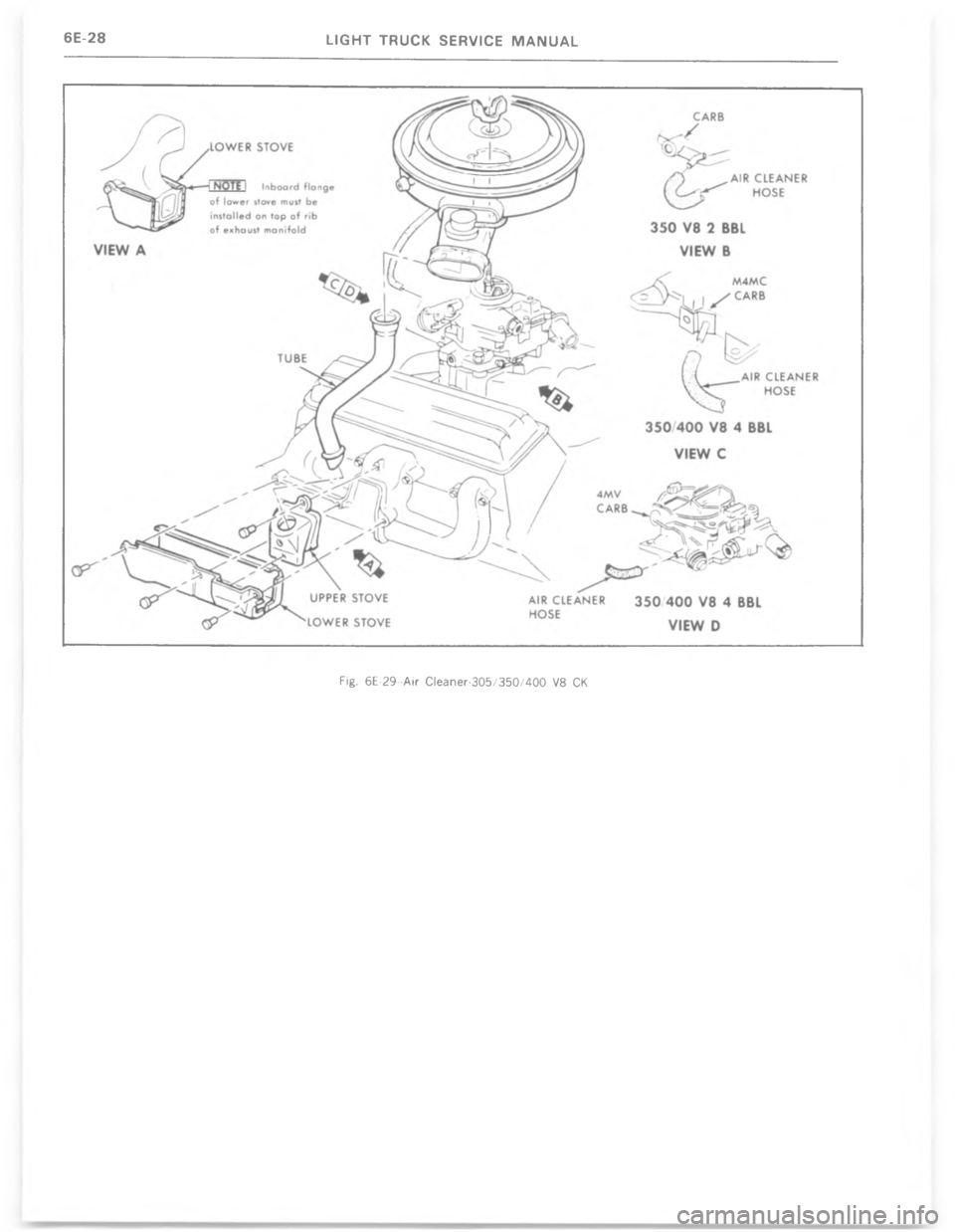 CHEVROLET LIGHT DUTY TRUCK 1977  Service Manual 8 0 4 :E # :-       :G 9 > VG > 9 V= 9 9  ;< 5 