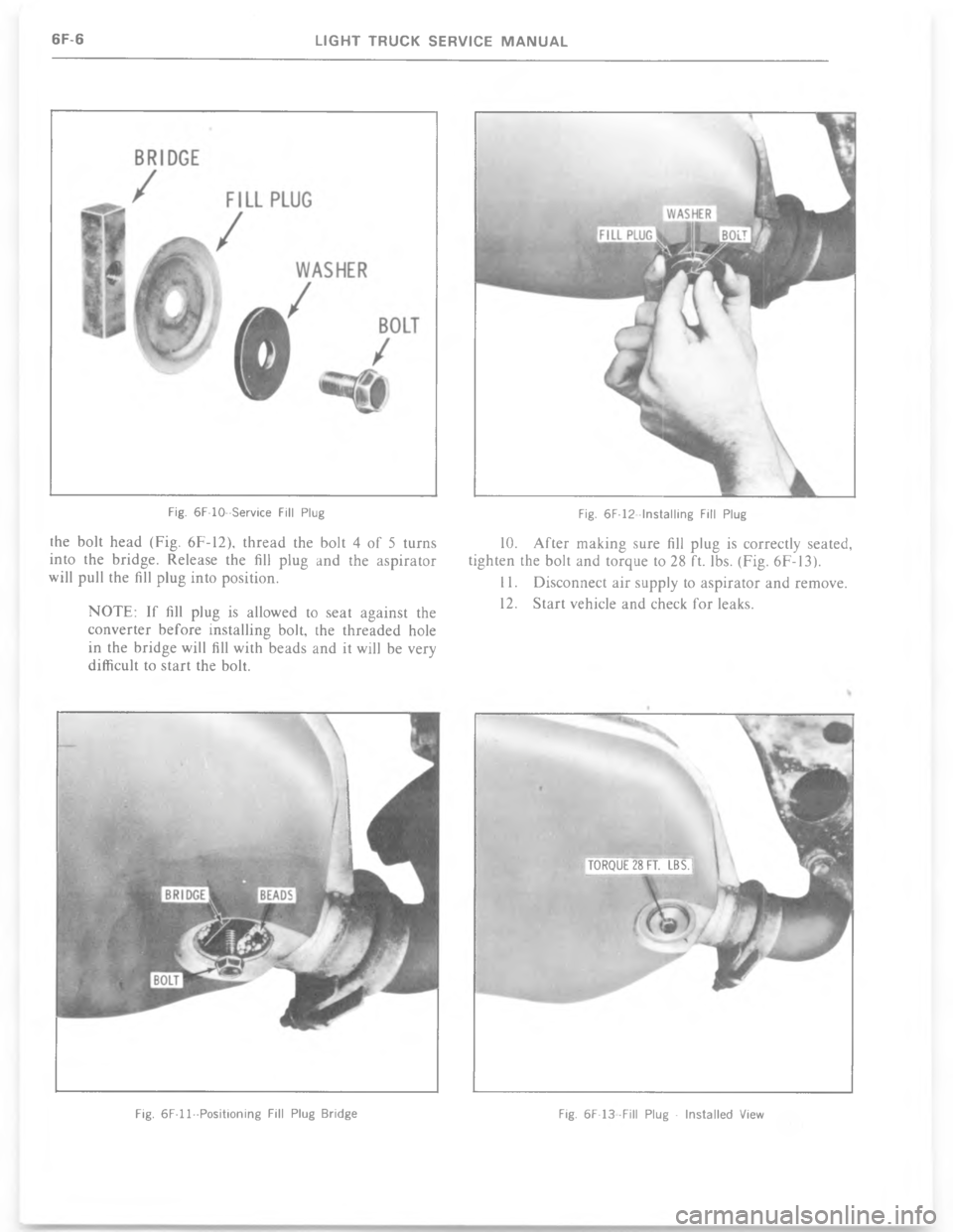 CHEVROLET LIGHT DUTY TRUCK 1977  Service Manual 8 08:"9:) 8 	


\)



	8




Q 