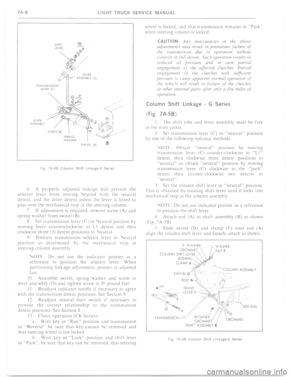 CHEVROLET LIGHT DUTY TRUCK 1977  Service Manual ) % 	- 	  %%% % 
) %  % 	O O
8
?
%
	
*%%
,
%
@


H
*
%


*




\)

*
	





50





