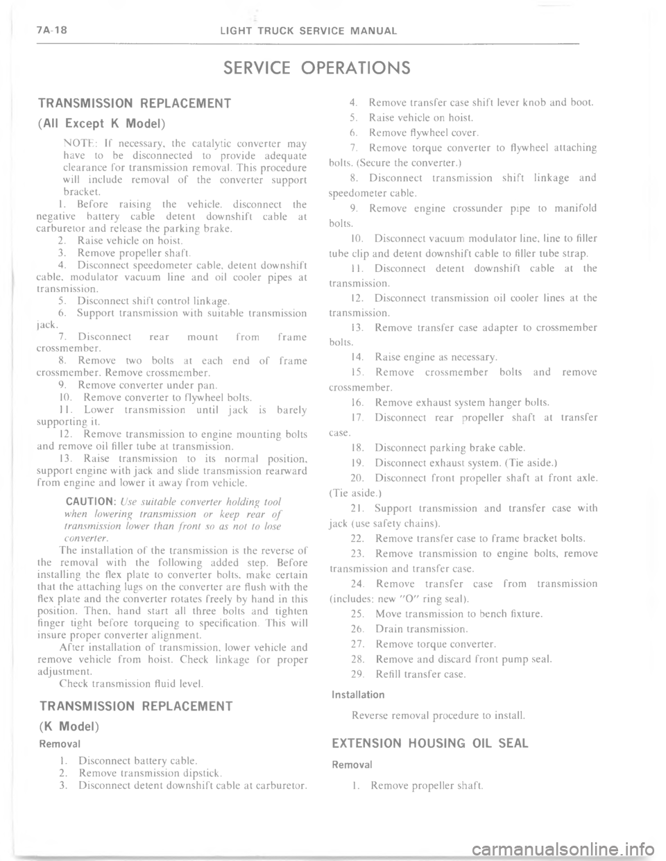 CHEVROLET LIGHT DUTY TRUCK 1977  Service Manual 5,<!5 ( 5,& ( - 
	




\)




.

<


>
?
;
,

@

H


%



%

5-








*





5
	

<
>
?
,

@
%
H
















