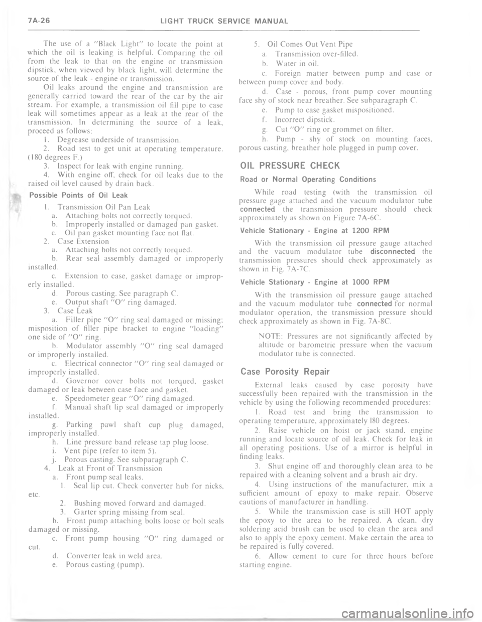 CHEVROLET LIGHT DUTY TRUCK 1977  Service Manual   %  1.% $   - G  	 - ( @   * ,   G  $ 	$(-% % & $ *+  -
/  *(   % $*	 *. 	% - @ *+ ,  *.  % 	& 1 	  $ 2 & -  * + ,  % $*	
$ 2  % 	%-@ $ - $+