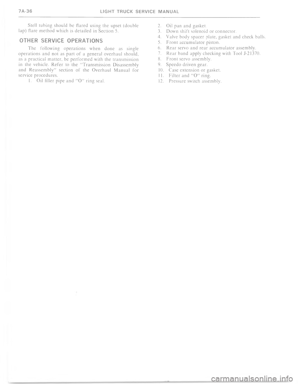 CHEVROLET LIGHT DUTY TRUCK 1977  Service Manual %		 1 3 *+ ,  .$1	) 3% 	-%) 1.*+, % 1&.% N) $ 1 3 	%
	-&O 	-% 2 %  $ )  /  *(   *. ) % - *	% )  *+  % ( *$ +  7


$
-.
*+
-
.
:!
=
"
7
<
8
6
;
:
::
:! 