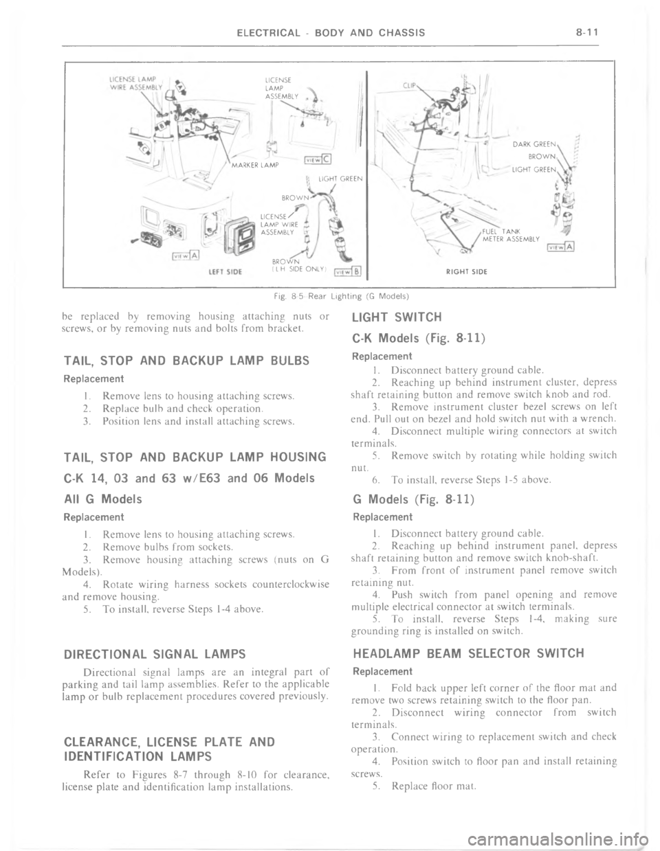 CHEVROLET LIGHT DUTY TRUCK 1977  Service Manual  * 4 3 ) 4
 - & 
- ) ) 4 & (  F
 - 6 5  1 6 4 4 3 
( 6 %  3 
& - 6 5 4 6   - & 
 *1 C   1 6 4 4 3
 *1 C   1 6 4 4 3
( 6 %  3
 *  4 3 ) 4 V 
 - &    *6 4 
- ) ) 4 & (  F824