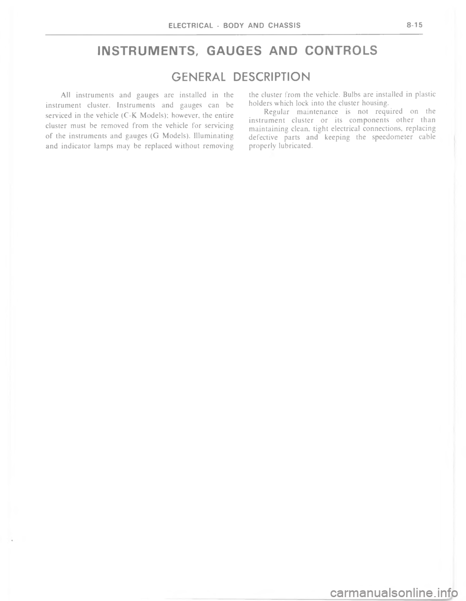 CHEVROLET LIGHT DUTY TRUCK 1977  Service Manual 		;   	
.


%







	
* 