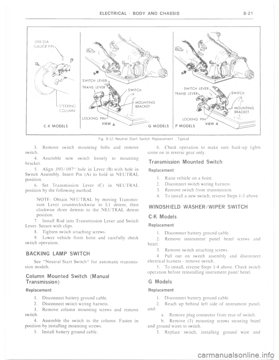 CHEVROLET LIGHT DUTY TRUCK 1977  Service Manual  . 9
0$ 
0 \)?@
9

	


 
	


 
 

9
8

%\)
<

>
#\)
*%
?
*

%

*
,
$
@
H
%
 
#
%

	


.

%
<
*
>?

	


.

<
7



.


<

>

