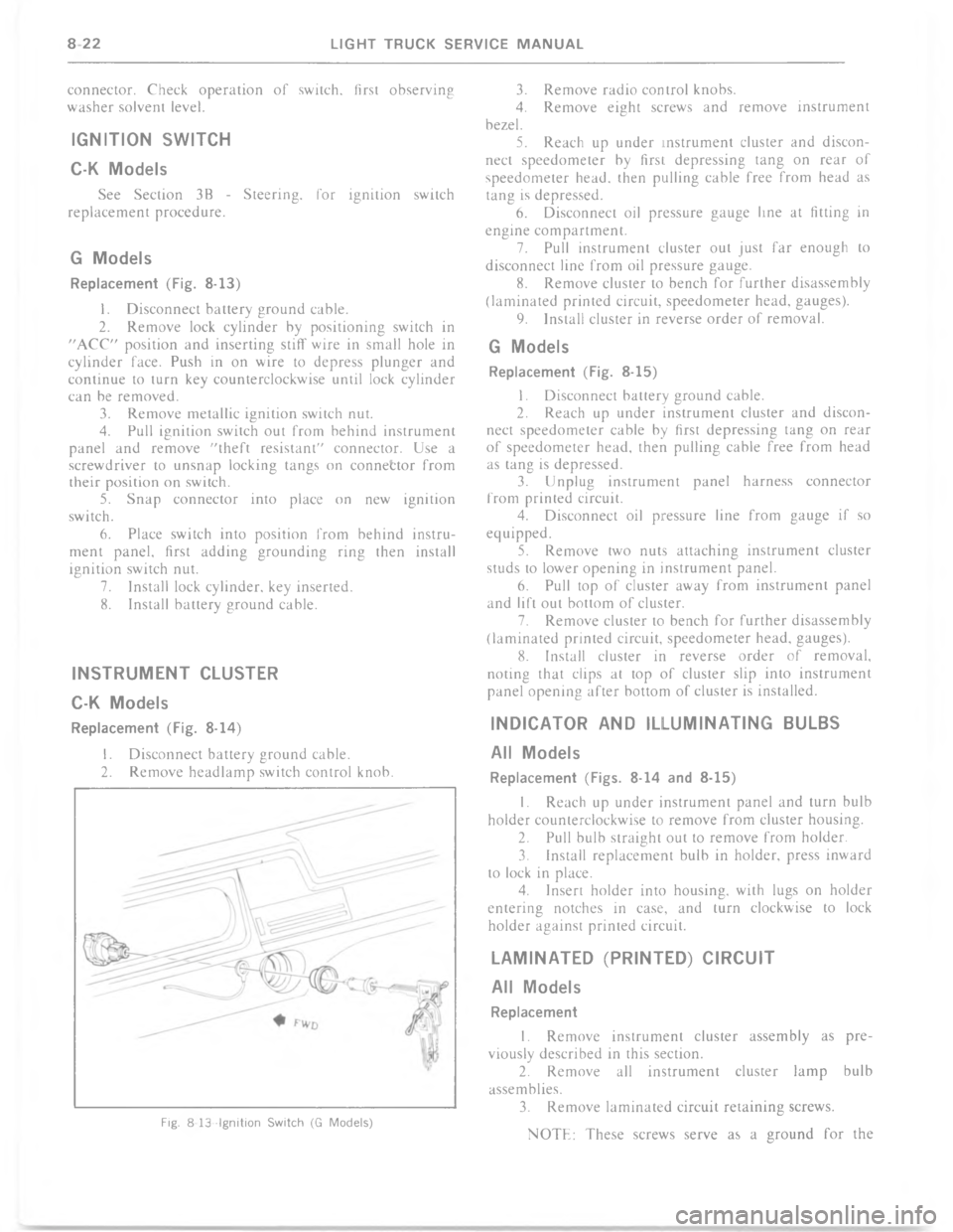 CHEVROLET LIGHT DUTY TRUCK 1977  Service Manual  5 *   %)- % %/
)% %/ /


#




.
C




<
*
%

>
%
?


,
@




.
<

>

%

?

,
	%
@
3
H



.





<

