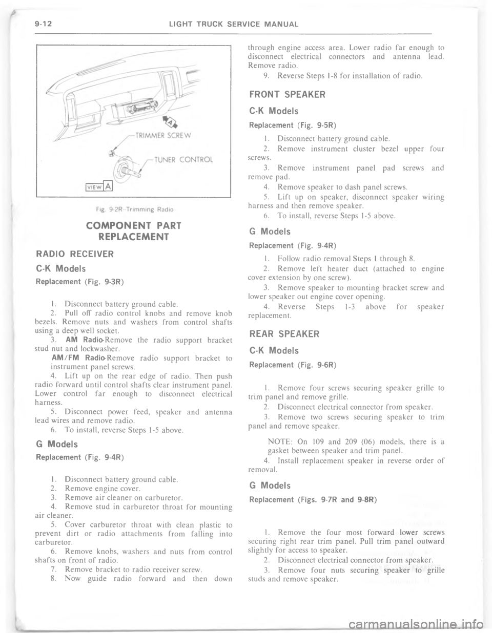 CHEVROLET LIGHT DUTY TRUCK 1977  Service Manual    !     	  !	





.



%


<

$

>

?



.

<

>
*

?
%
,
@
	

H




.
%


<
>

?



.



<






.

*

%
<




%
%\(
