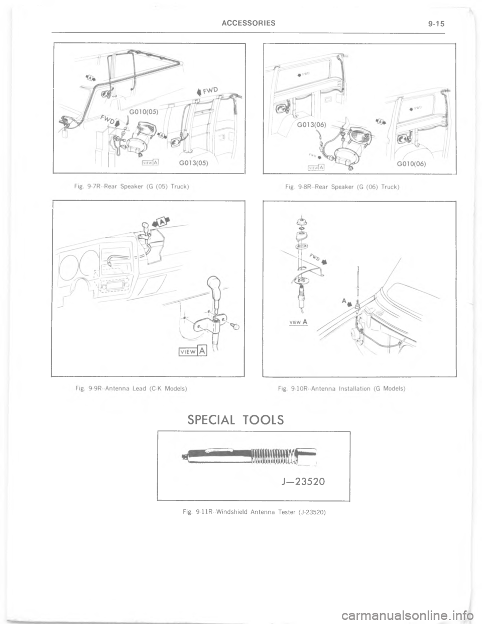 CHEVROLET LIGHT DUTY TRUCK 1977  Service Manual 5!&3 ((3
A 